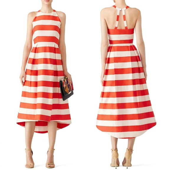 Anthropologie Dresses & Skirts - Paper Crown Orange Gobi Dress Halter Sleeveless